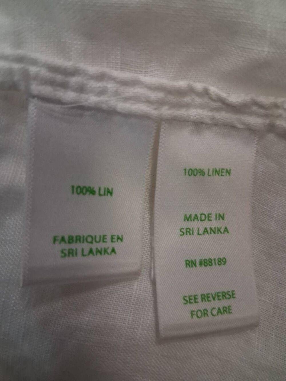 Lilly pulitzer womens xs 100% linen white shirt button down longsleeve euc - Picture 4 of 8